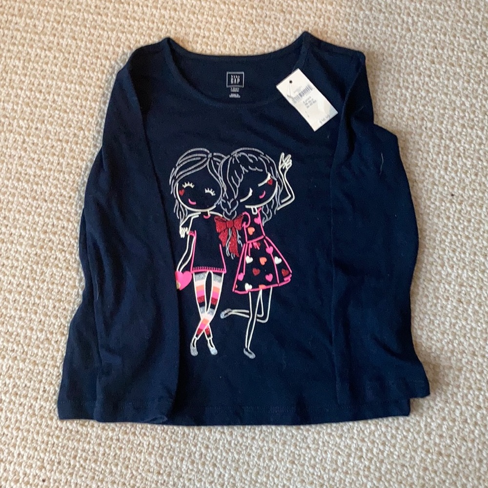 NWT GAP girls long sleeve t-shirt 4T